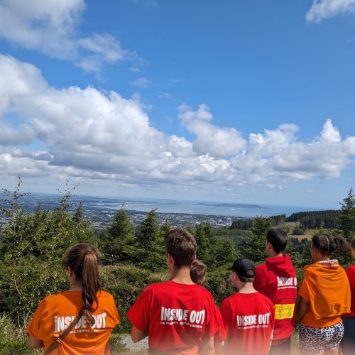 Campers at Inside Out Dublin Summer Camp, St. Columba’s College