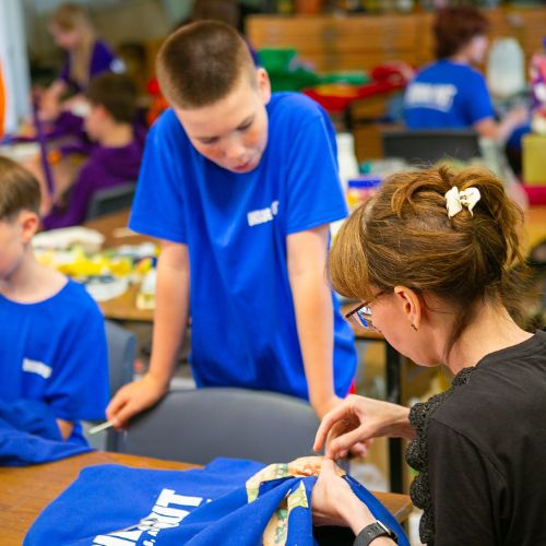 Campers at Inside Out Dublin Summer Camp, St. Columba’s College