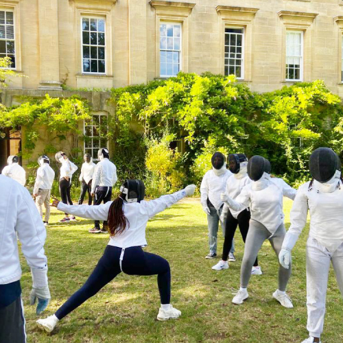Programme group on a Cultural Enrichment outing