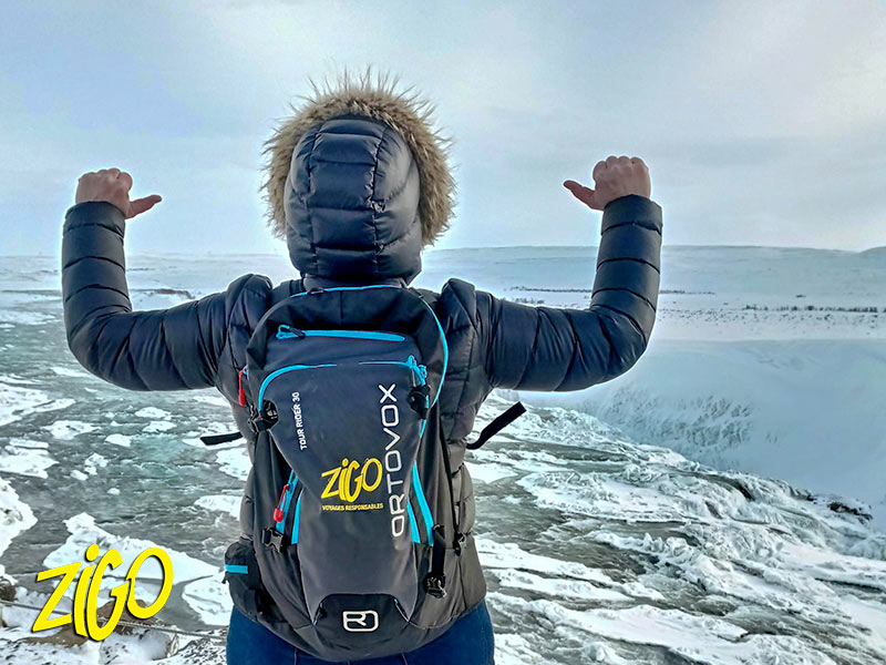 Looking out over the Icelandic winter