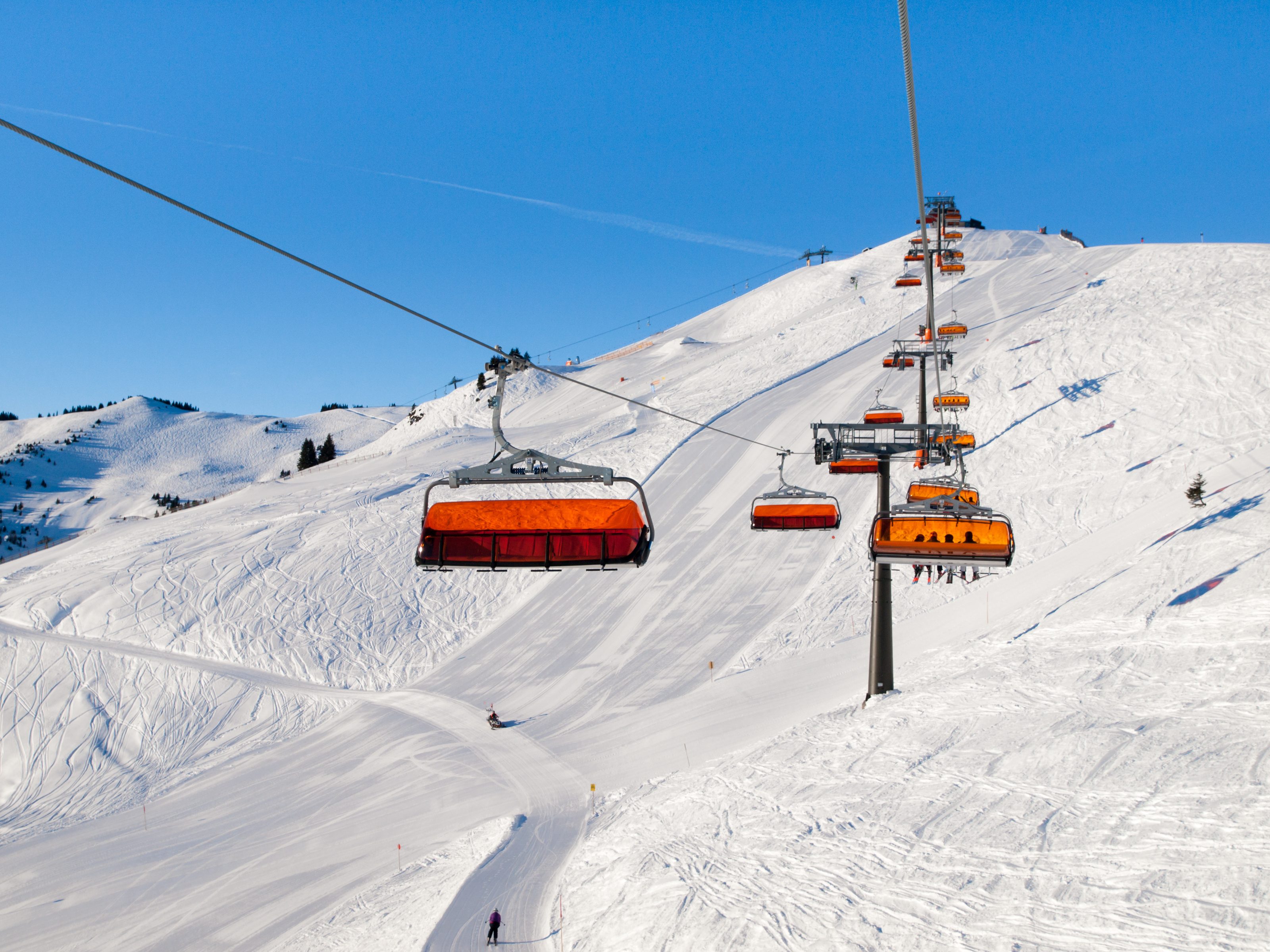 Chairlift in Saalbach Hinterglemm