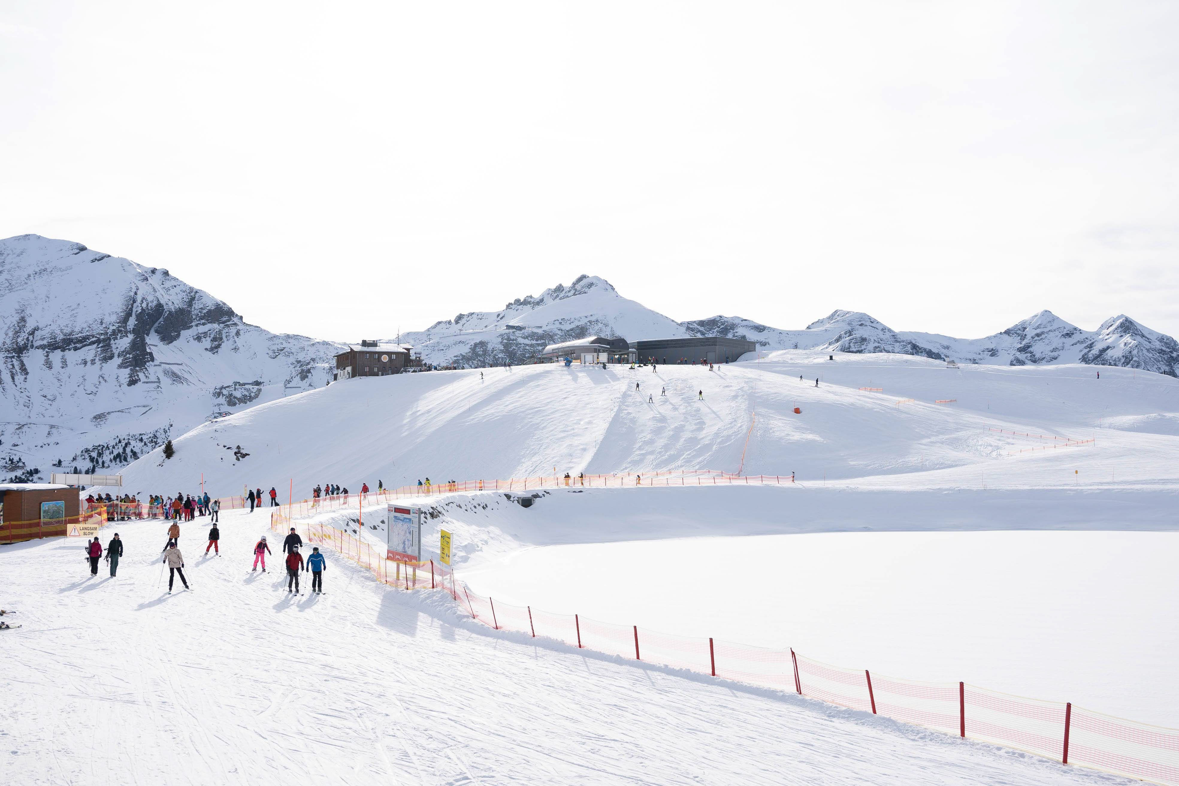 Ski piste in Obertauern