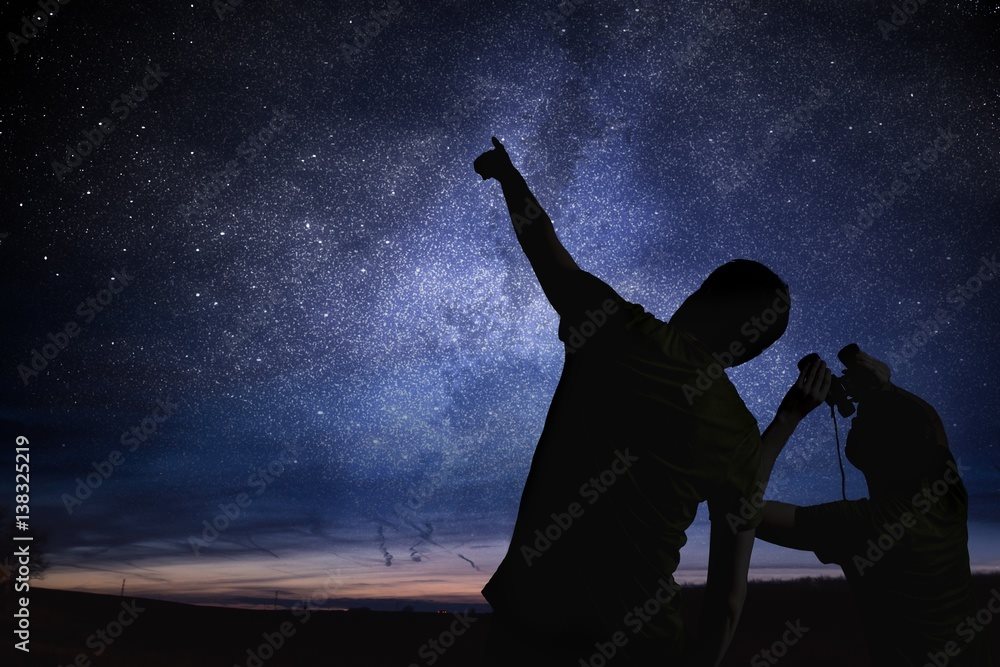 Night-time star watching