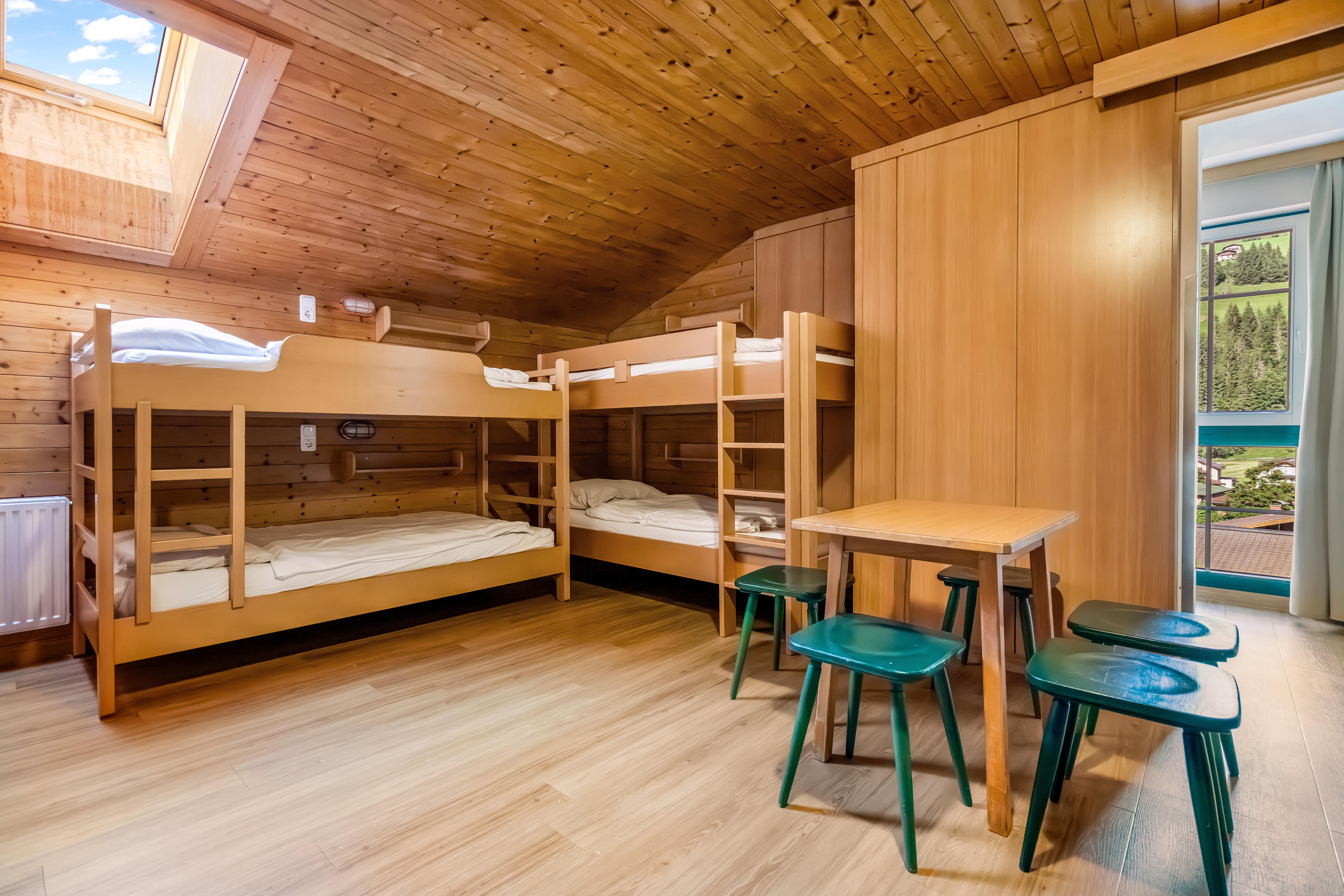 Four-bed room at the Peilsteinhof