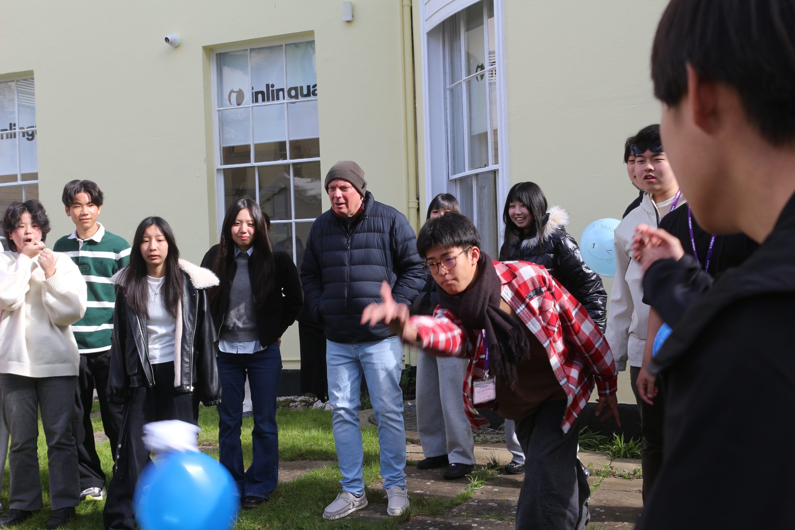 International students taking part in an afternoon activity at inlingua Cheltenham