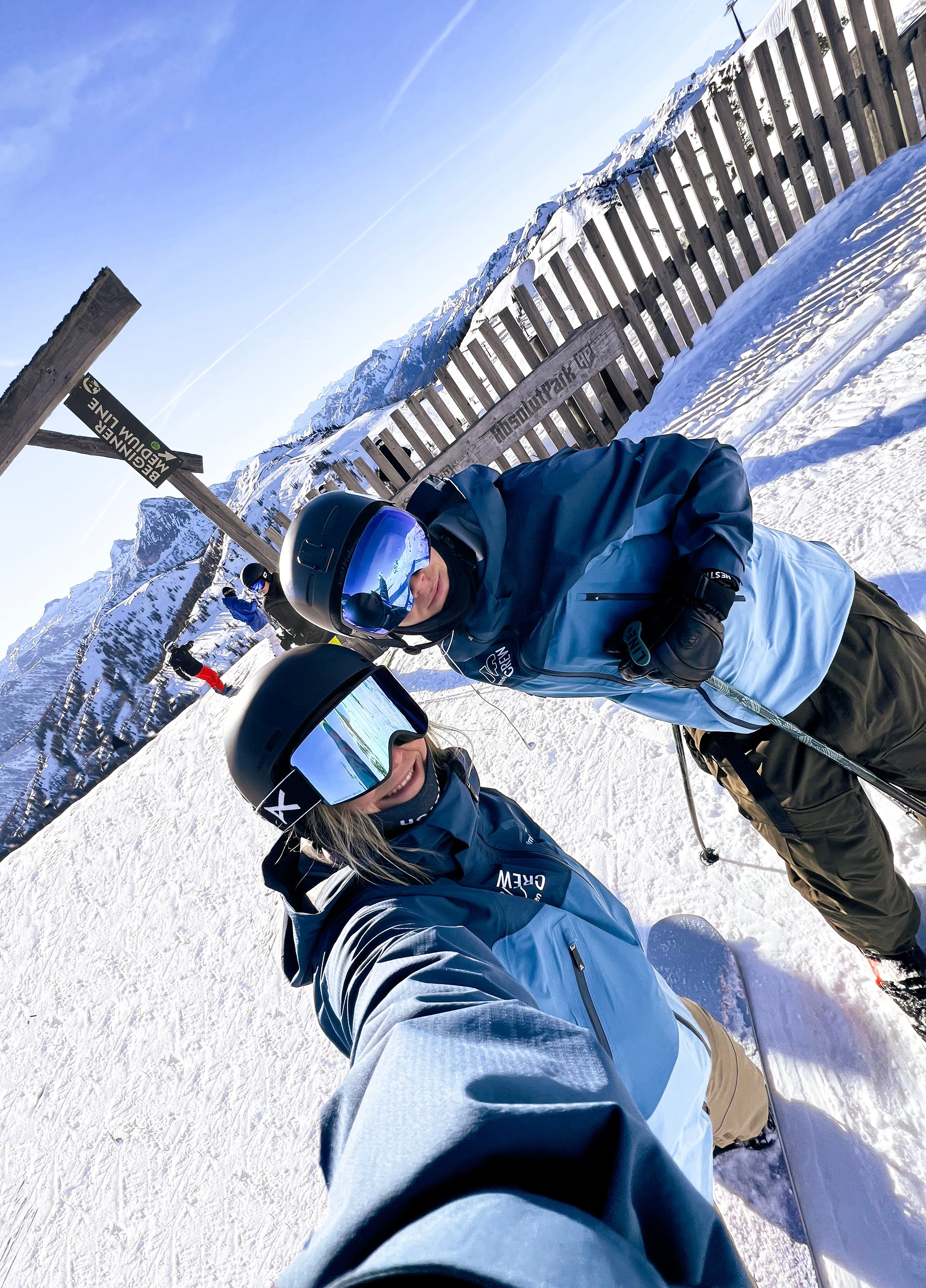 Snowguides in the Absolut Park at Flachauwinkl