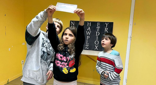 A moment of the escape game stay at the Auvergne centre