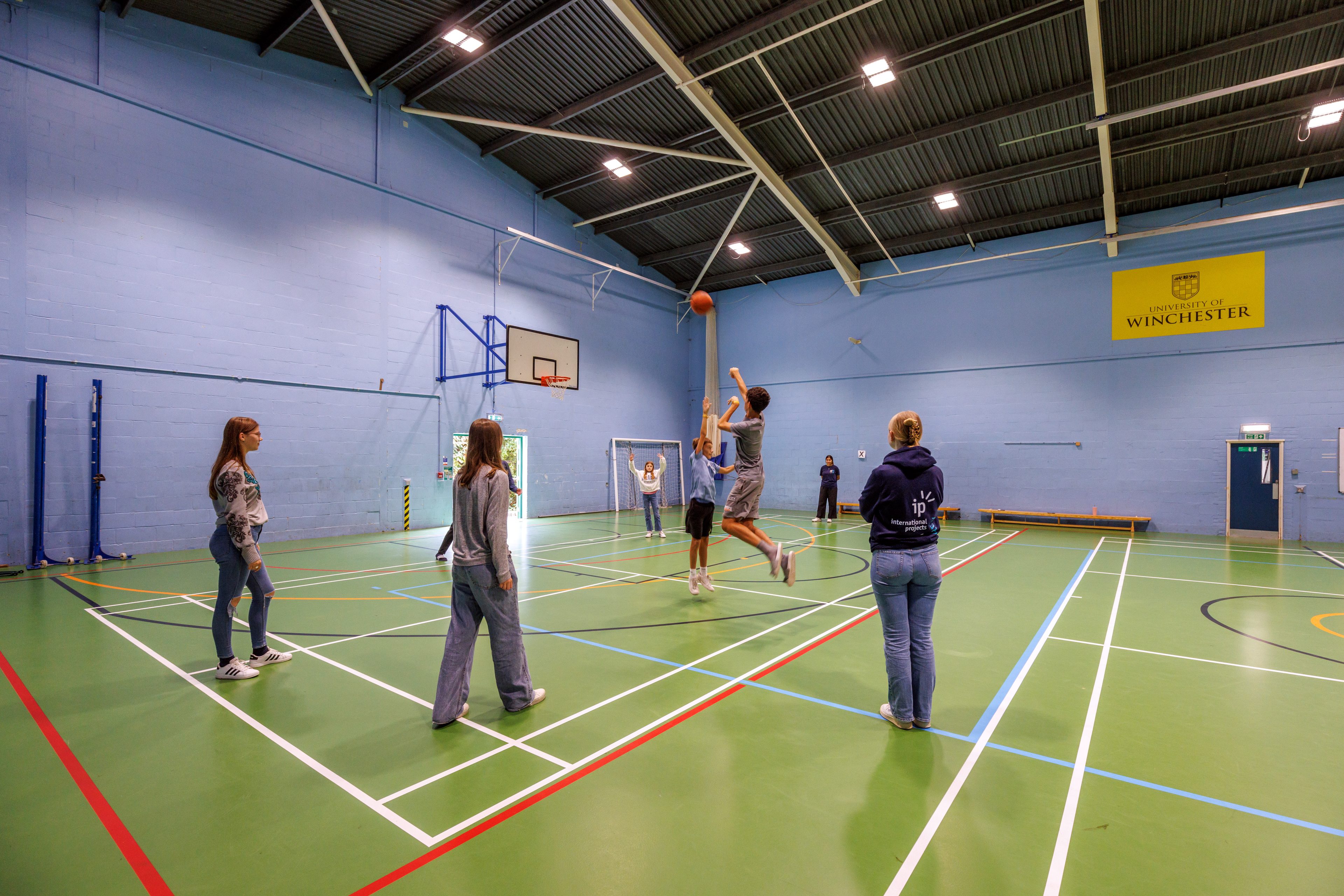 Sports hall on the King Alfred Campus in Winchester