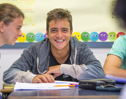Students at Bromsgrove International Summer Camp