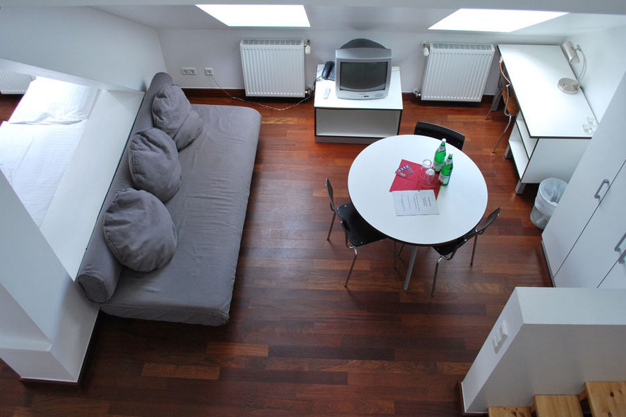 Another of the on-campus apartments