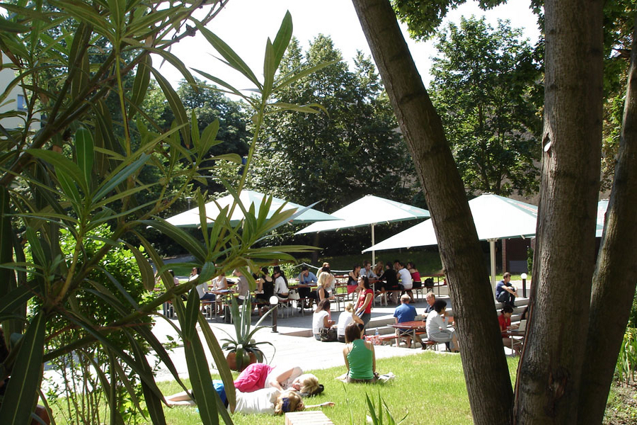 The cafeteria on campus - a great place to socialize and make new friends