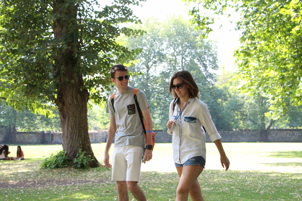 Students in a subject class on the academic programme at Winchester