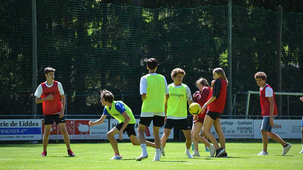 Football camp in the Swiss Alps at Liddes