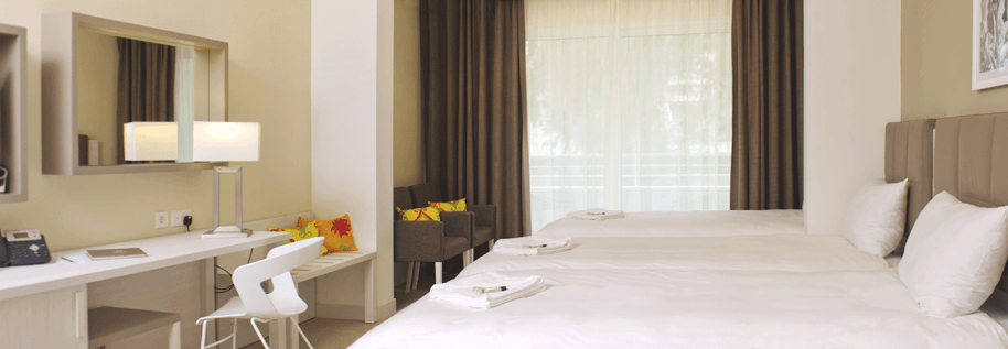 Teen Club bedroom with four beds