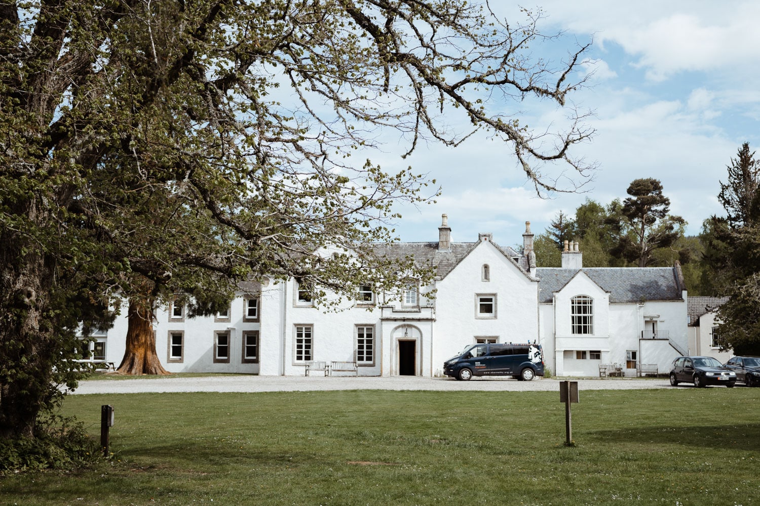 The Abernethy outdoor centre at Nethy Bridge in the Cairngorms National Park, Scottish Highlands