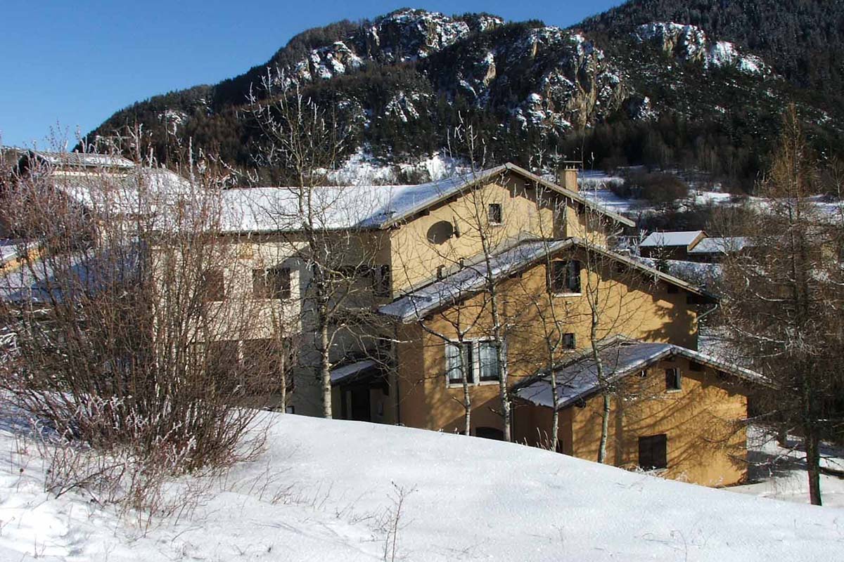 The chalet that houses the centre at Notre-Dame-du-Pre