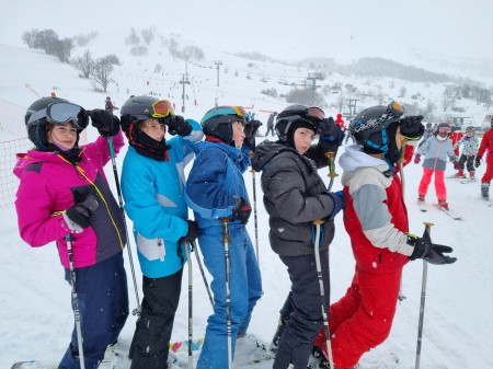 Children on a CESL ski and snow camp in Albiez-Montrond, Savoie, France