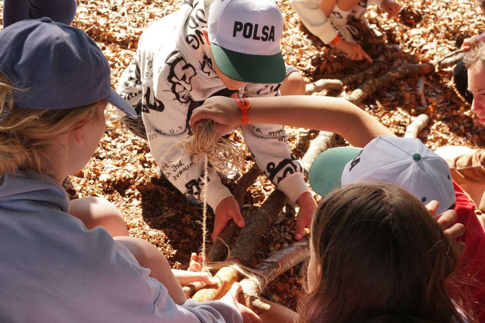 Adventure camp in the woods at Polsa di Brentonico