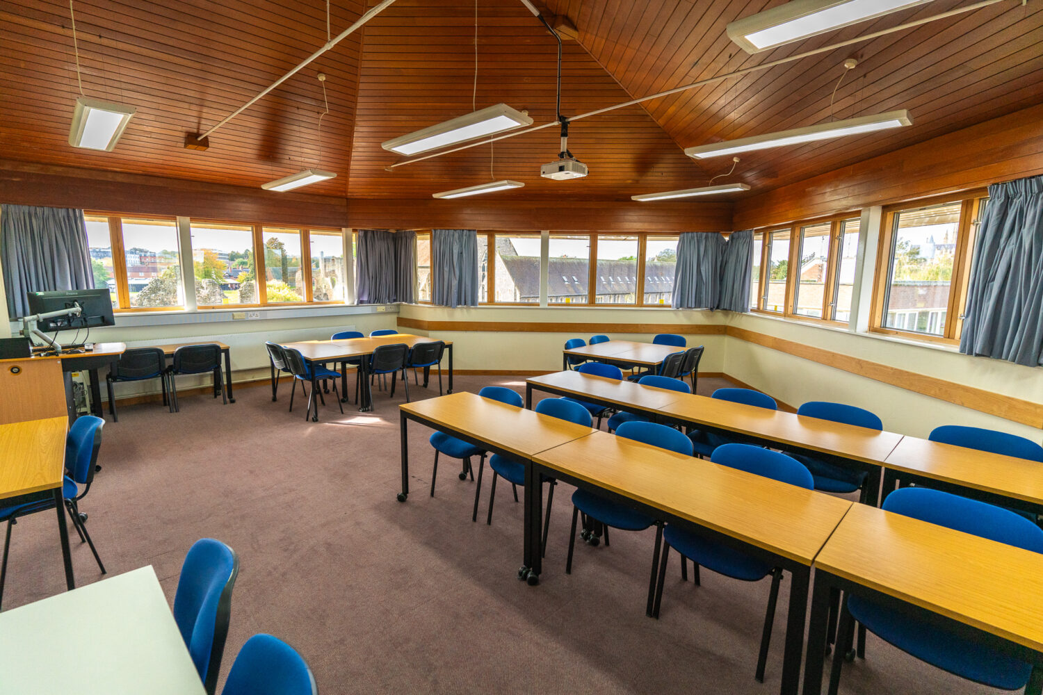 A classroom used for the English lessons
