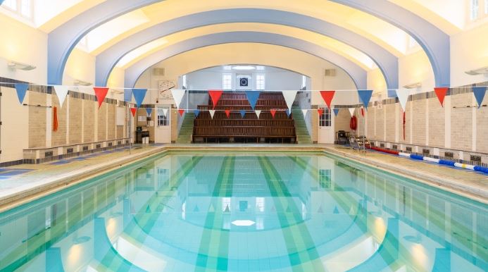 Swimming pool at the IH London RMS centre