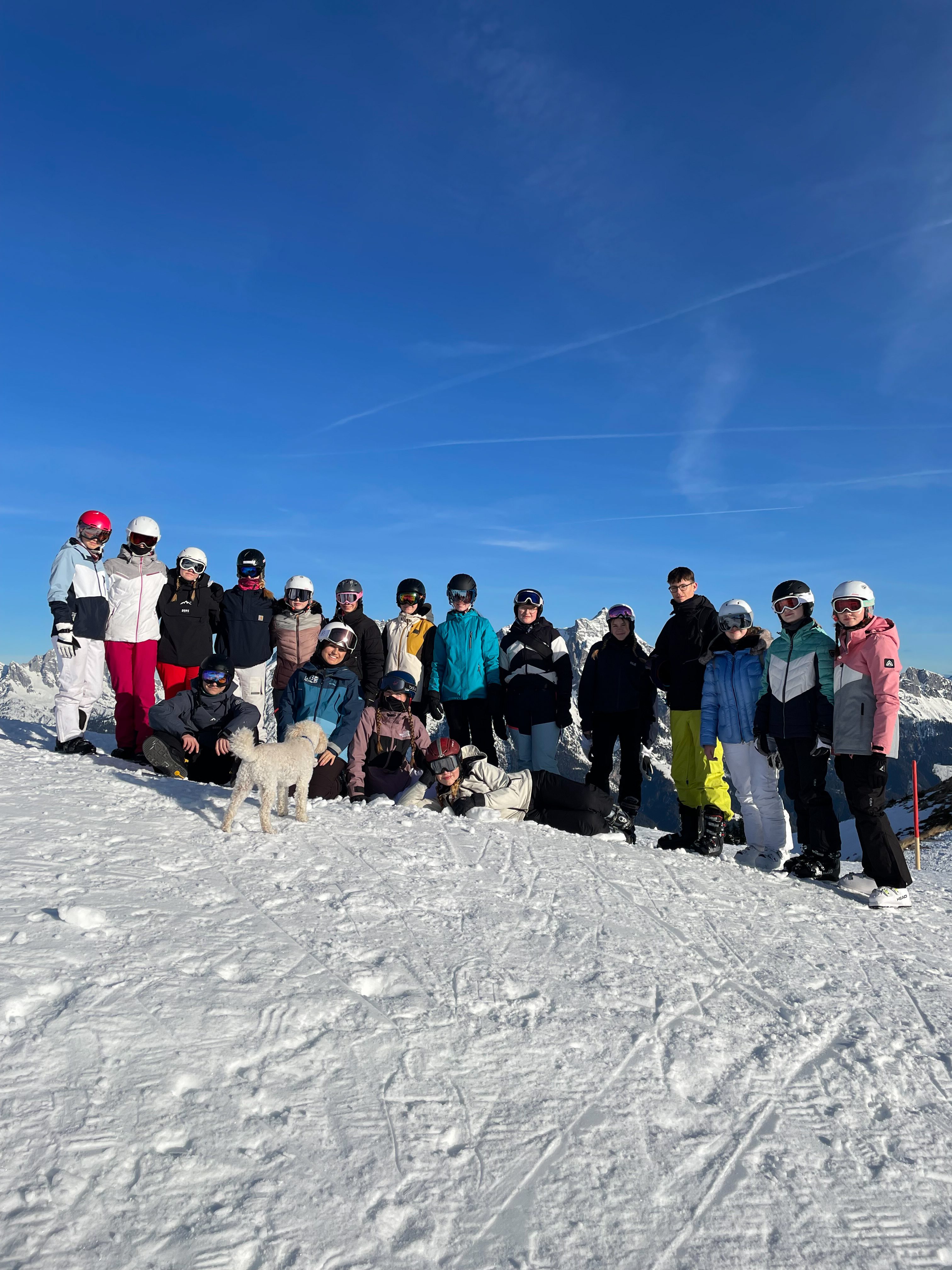 Group photo of ruf guests in Saalbach Hinterglemm