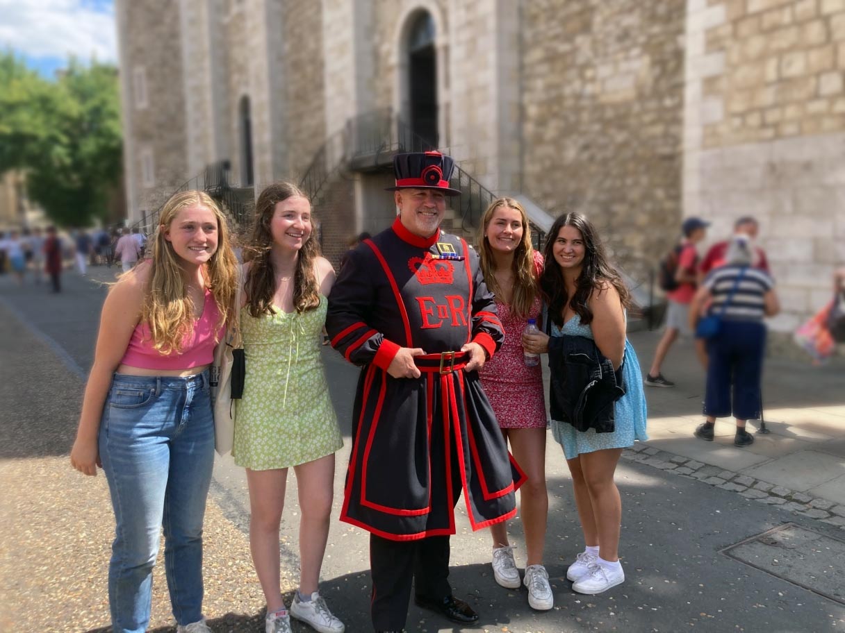 Programme group on a Cultural Enrichment outing
