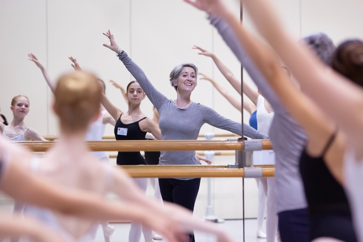 White Lodge Summer Intensive students in class with Belinda Hatley