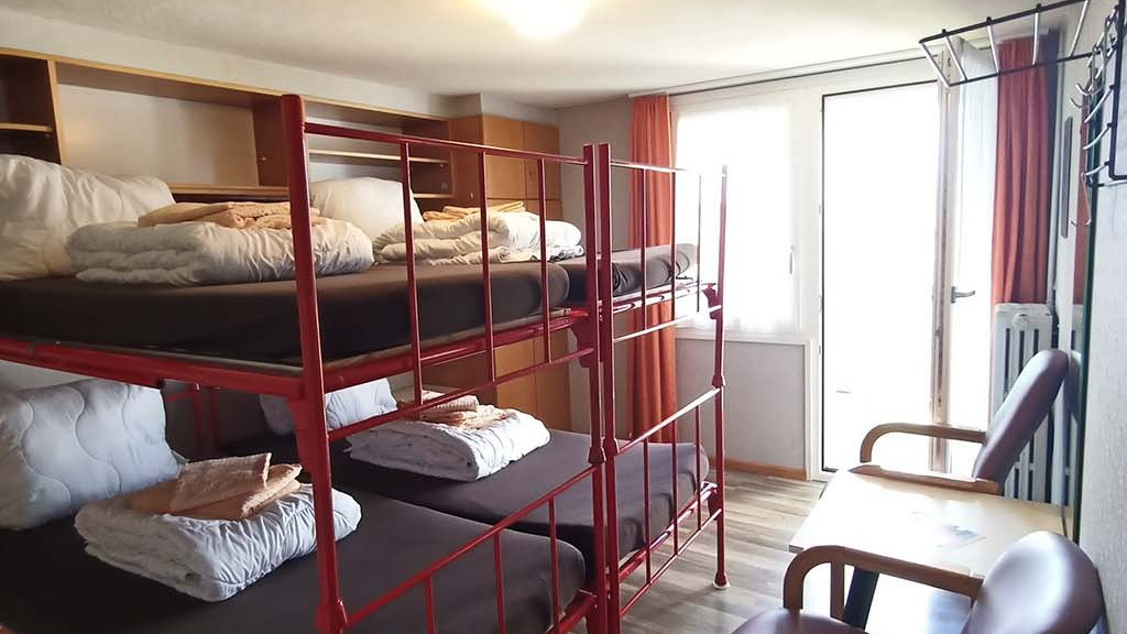 The hotel where camp participants stay