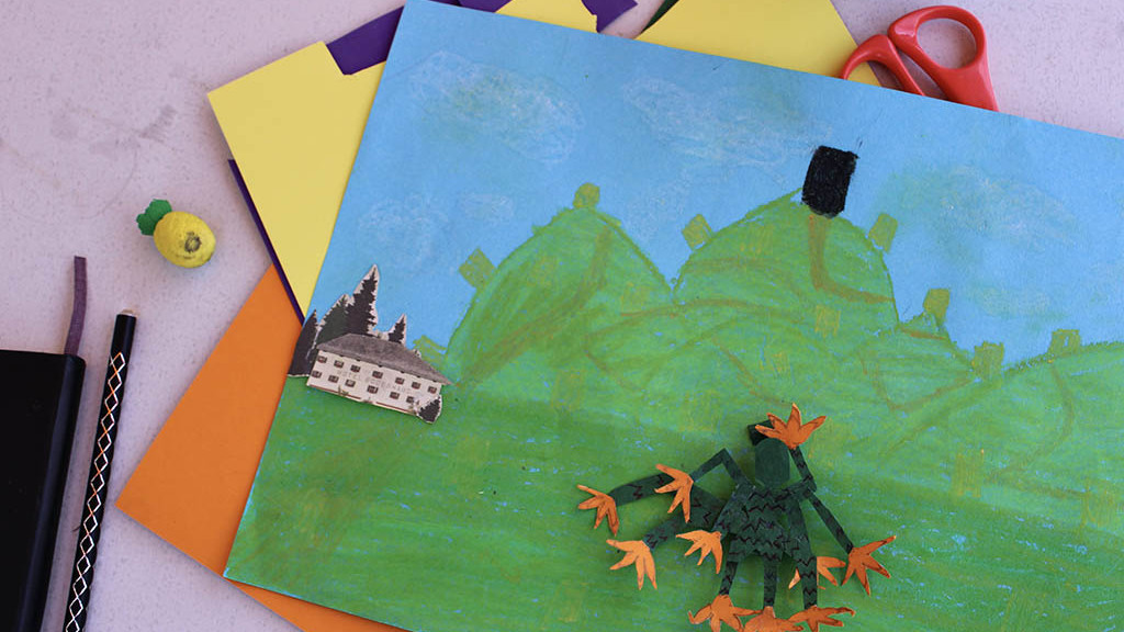 Art camp activities in Braunwald