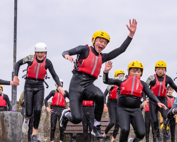 Adventure activity session at Carlingford Adventure Centre in Co. Louth