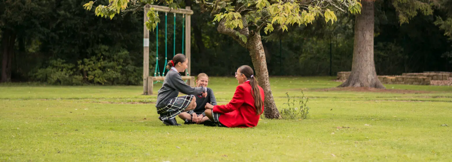 Pupils at Thornton College, Buckinghamshire