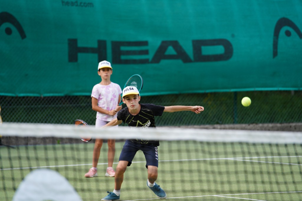 Tennis training at Polsa di Brentonico