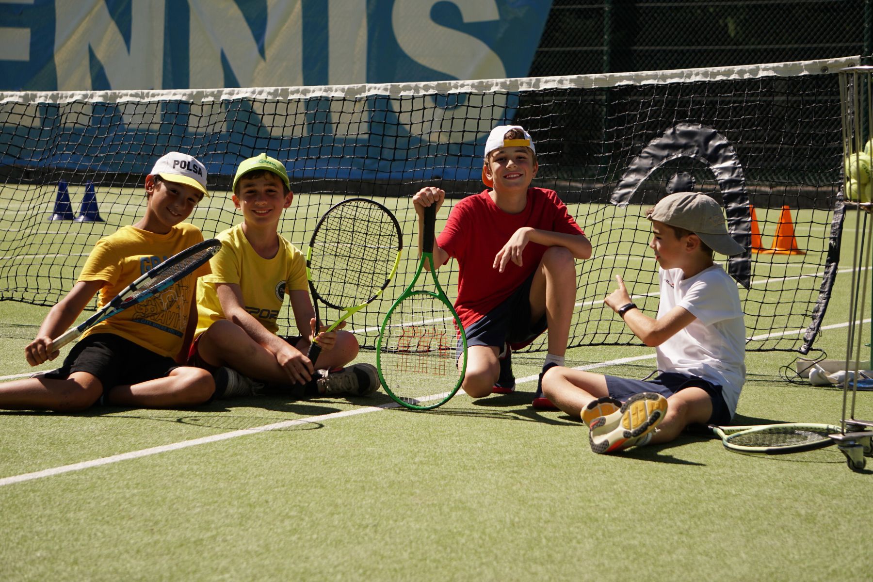Tennis camp at Polsa di Brentonico