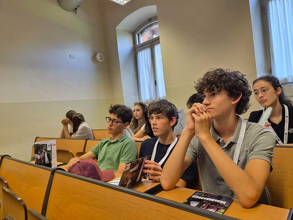 Visit to a Milan university campus