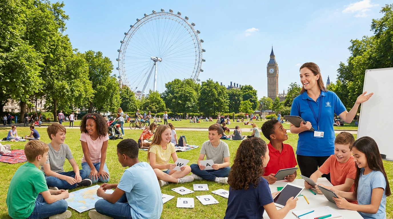 Day Camp London: Flexible English Lessons — cover image
