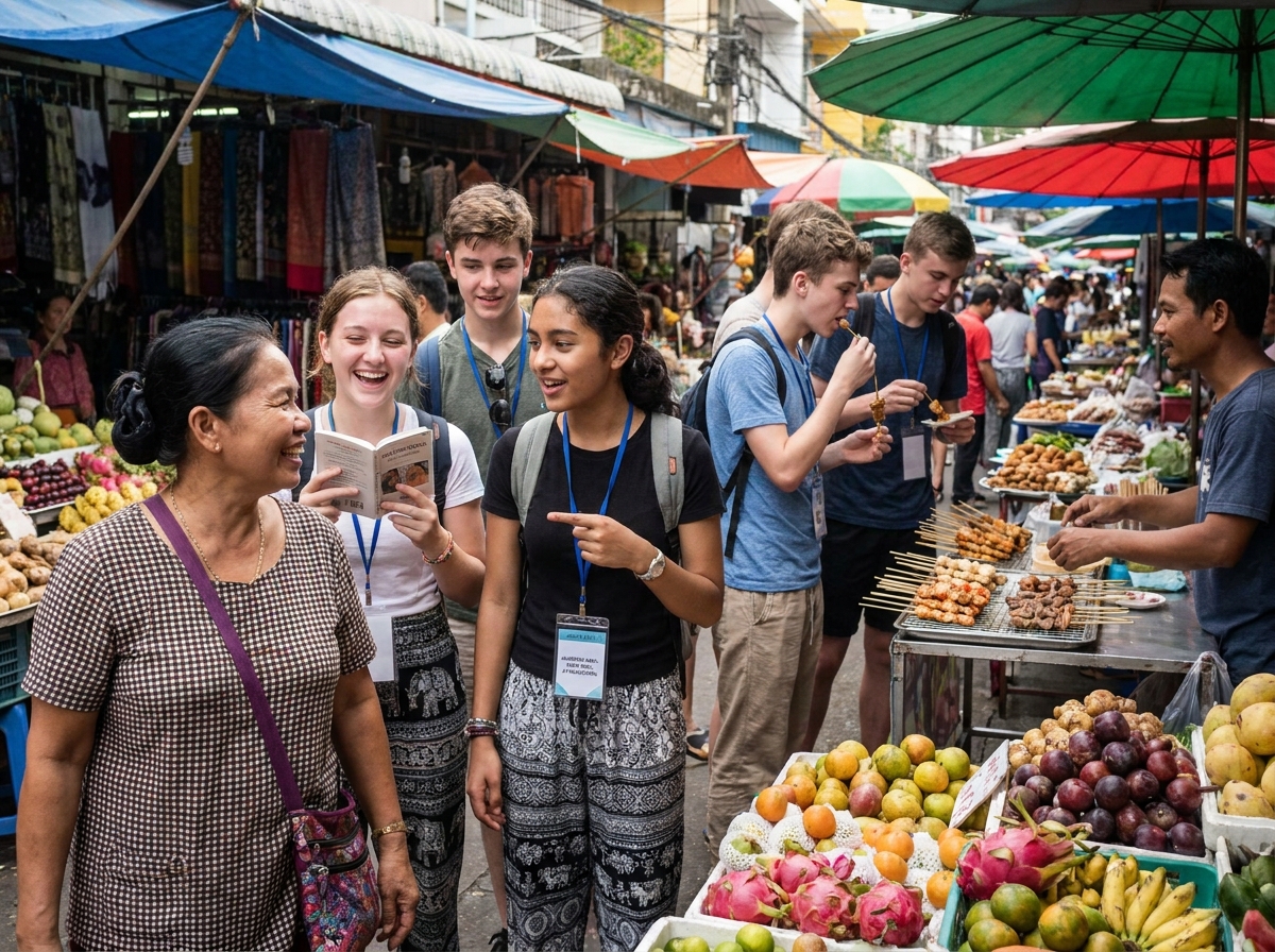 Illustration — Top English Camps in Asia: Unique Language Experience