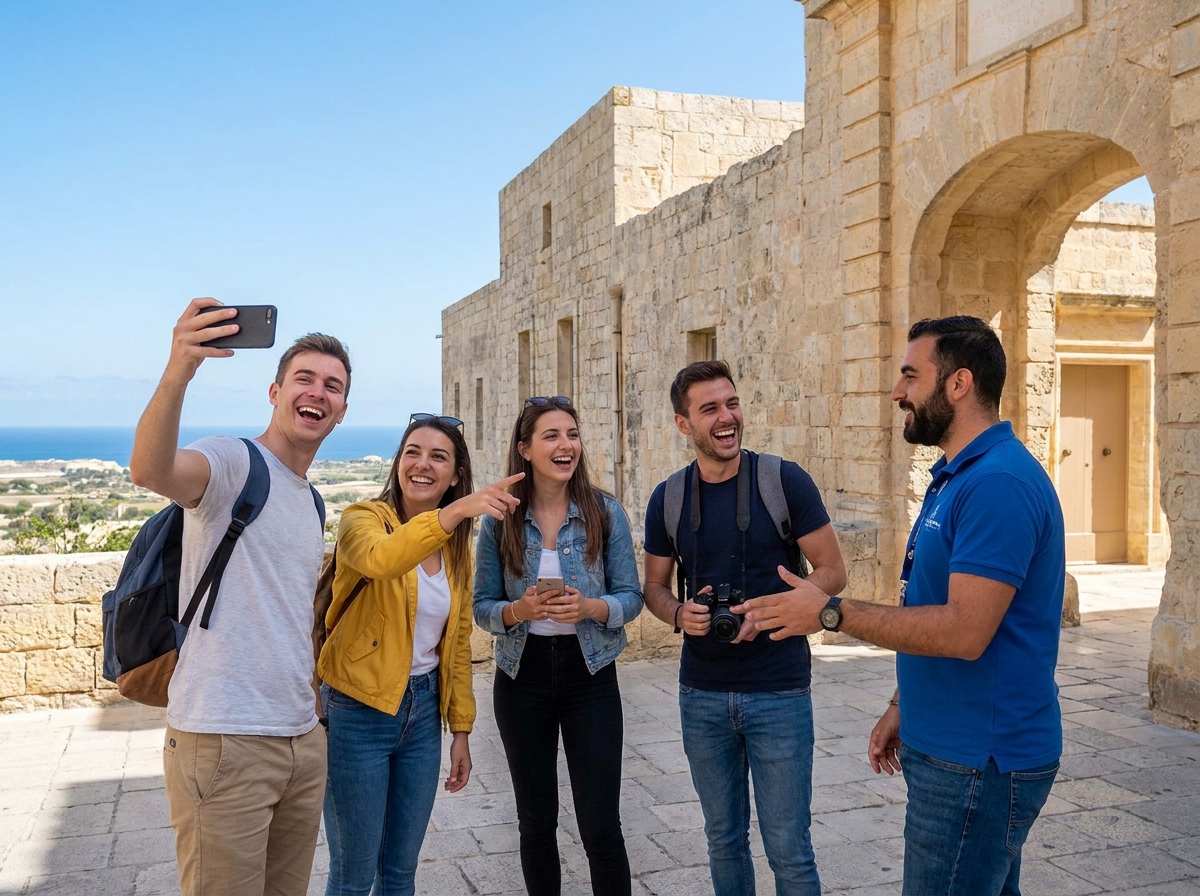 Illustration — English Courses in Malta During October