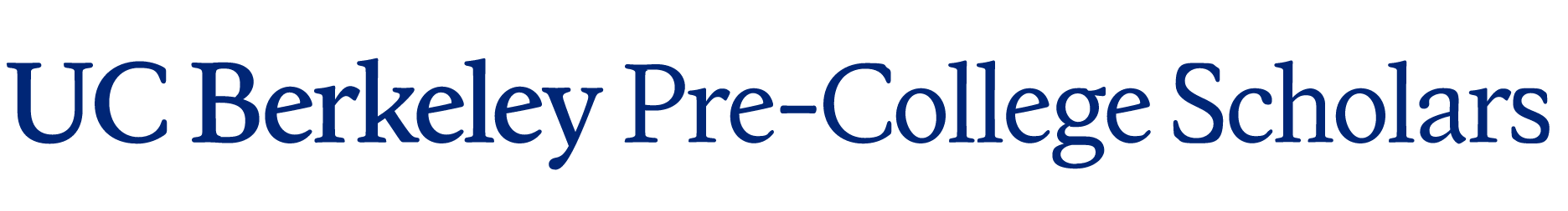 UC Berkeley Pre-College Scholars logo